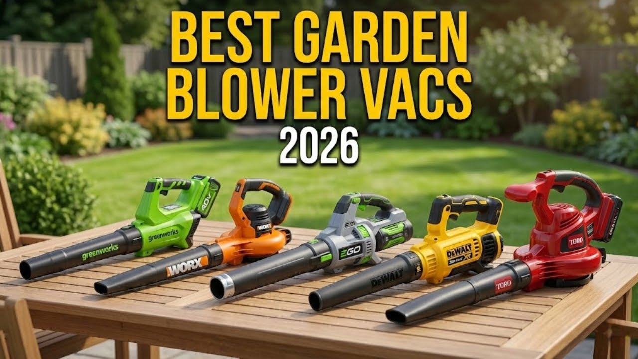 ▶️ Топ-5 лучших садовых воздуходувок-пылесосов 2026 года | Мощность и универсальность для вашего ...