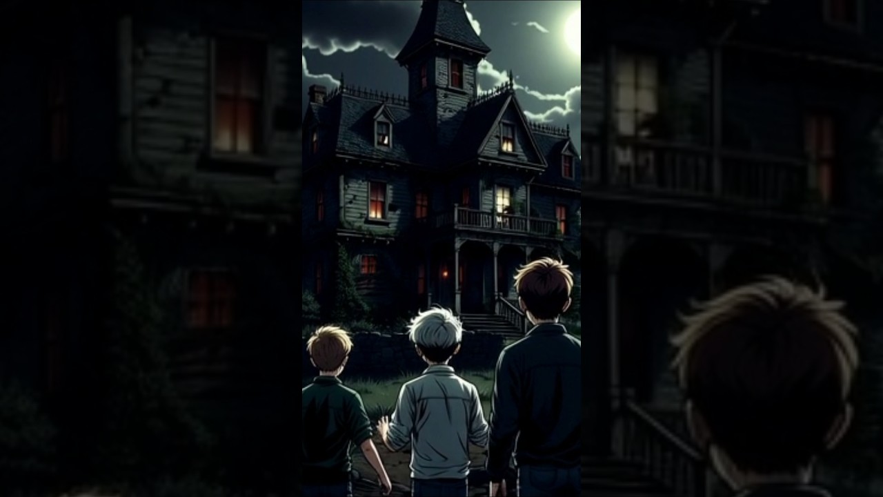 “The Abandoned Mansion: A Night That Changed Four Friends Forever”eye✨😔|