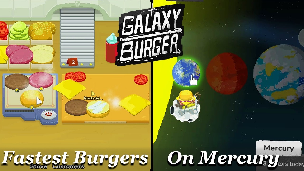 The Fastest Burgers On Mercury!!【 Galaxy Burger 】w/Nostariel_