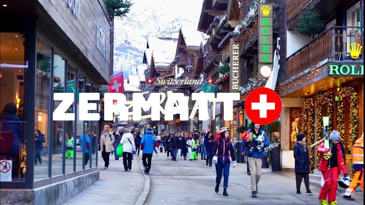 Zermatt Swiss Magical alpine village Overlooking Mount Matterhorn || Zermatt travel vlog ||