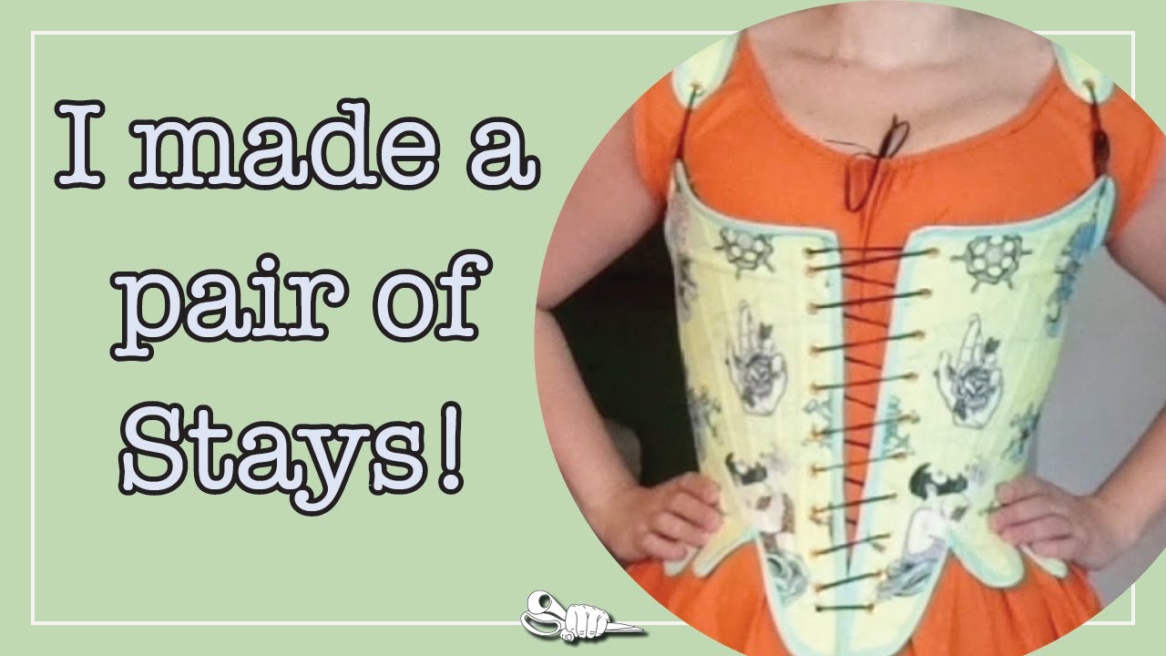 I made Redthreaded 1780's Stays!