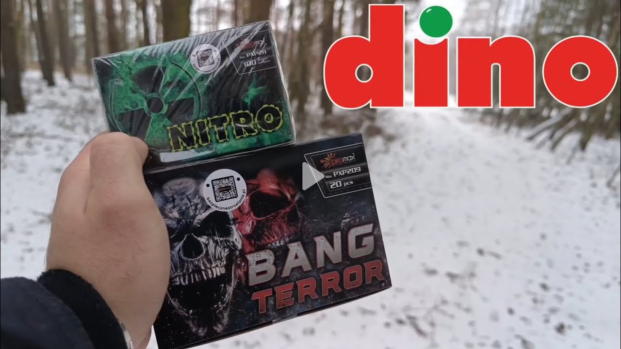 PETARDY Z DINO 💥 Test Petard Nitro i Bang Terror Piromax | Fajerwerki Dino Sylwester 2025/2026