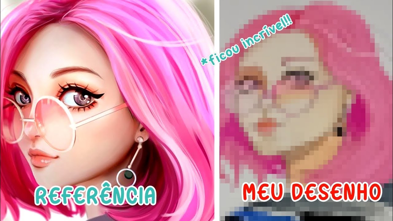 UMA DESENHISTA PROFISSIONAL ESCOLHEU MEU DESENHO *Ficou incrível!