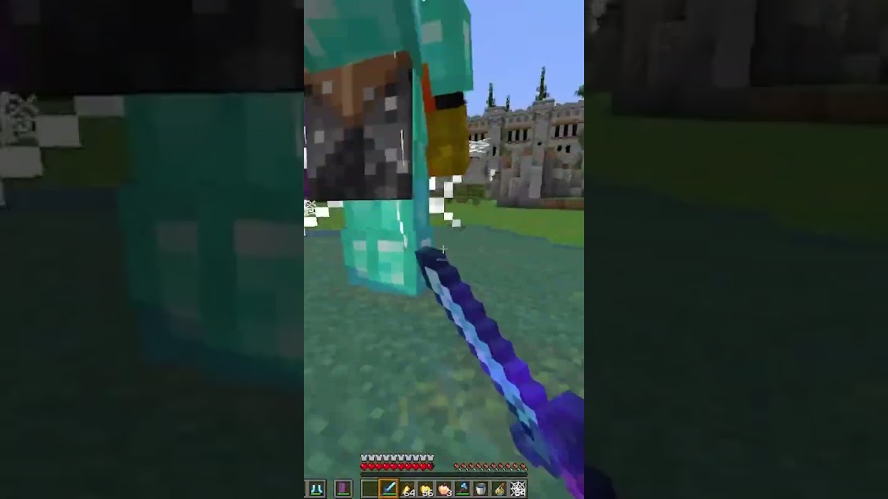 How to counter a web bubble #minecraft #pvp