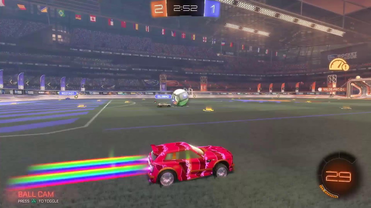 Rocket league 2v2 playing with viwers