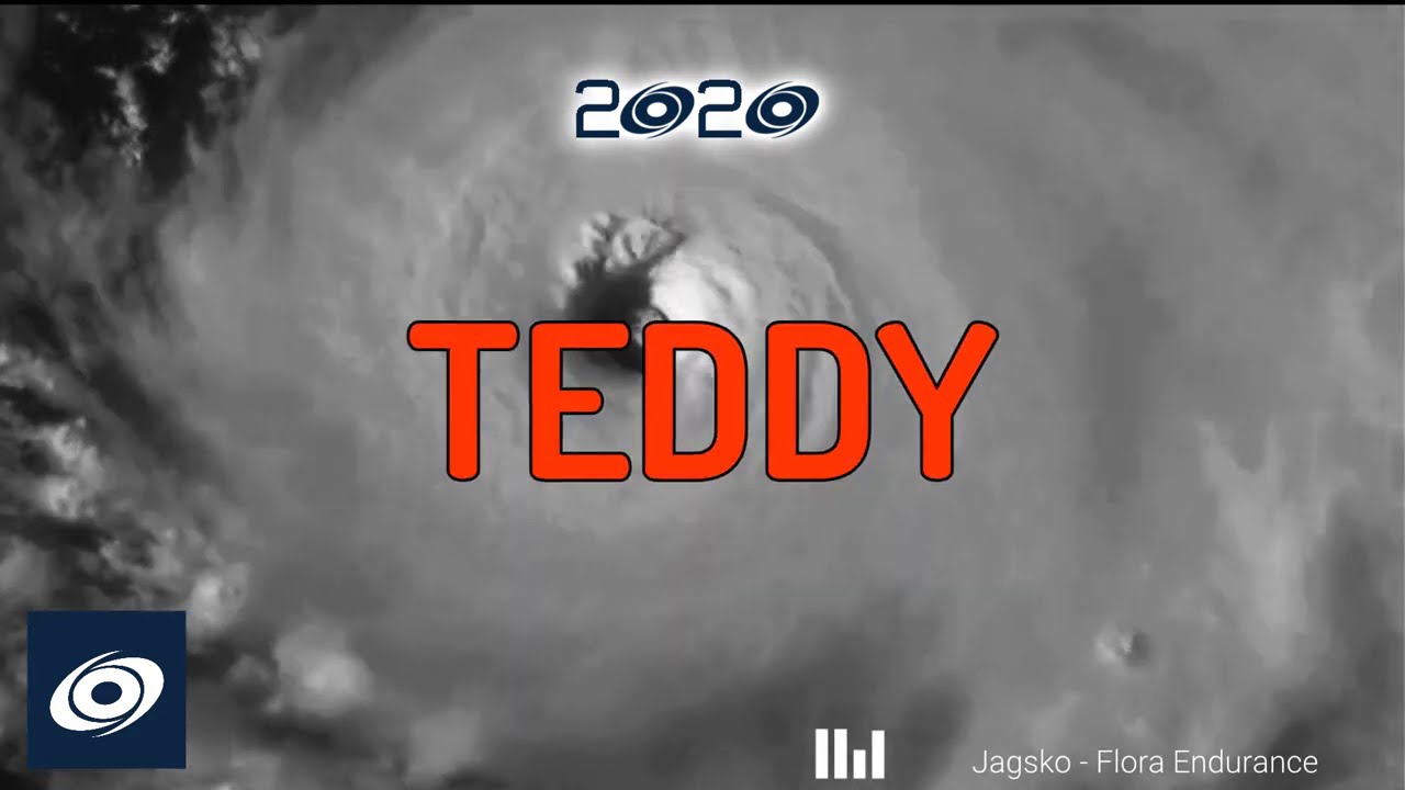 The Track of Hurricane Teddy (2020)