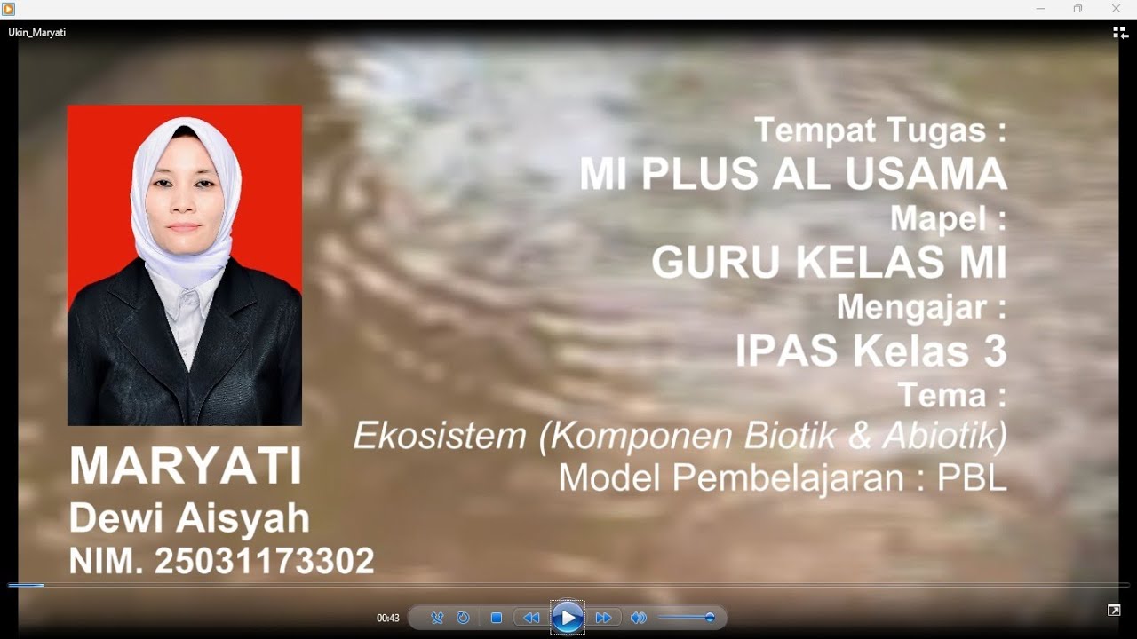 UJI KINERJA PPG DALJAB GURU KELAS MI BATCH 4 2025  IPAS UIN WALISONGO SEMARANG