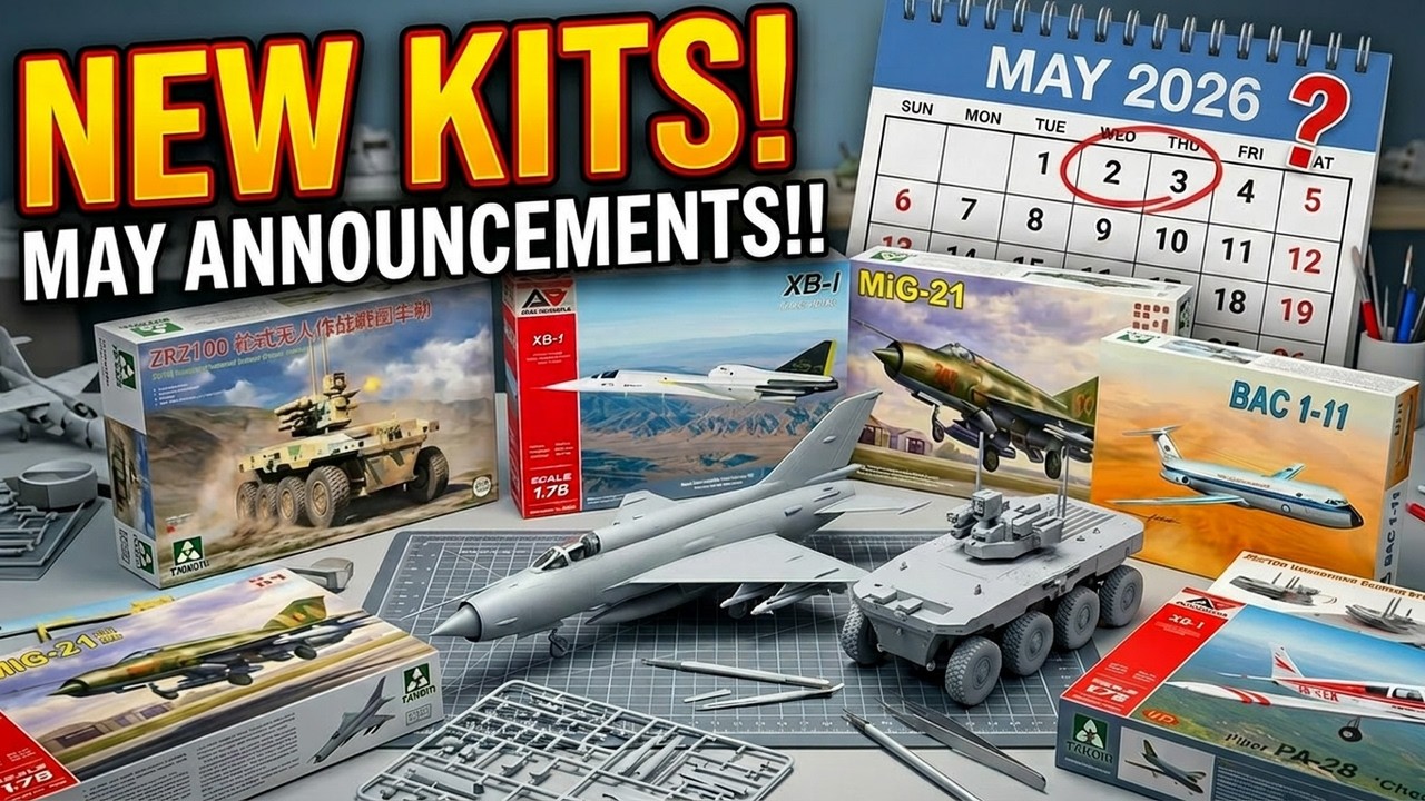 Every New Scale Model Kit Announced This May