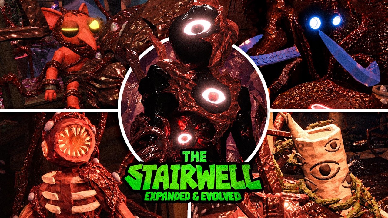 MELD vs ALL ENTITIES (Seek, Figure, Goblino, Lotus...) | DOORS [The Stairwell Expanded] Showcase