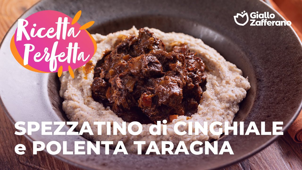 SPEZZATINO di CINGHIALE con POLENTA TARAGNA❤️ DA PROVARE SUBITO!