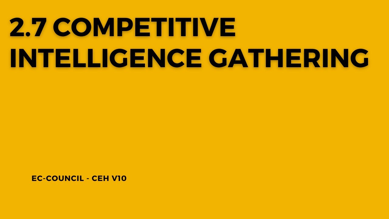 Uncover Your Competitors' Secrets: The Power of Competitive Intelligence Gathering