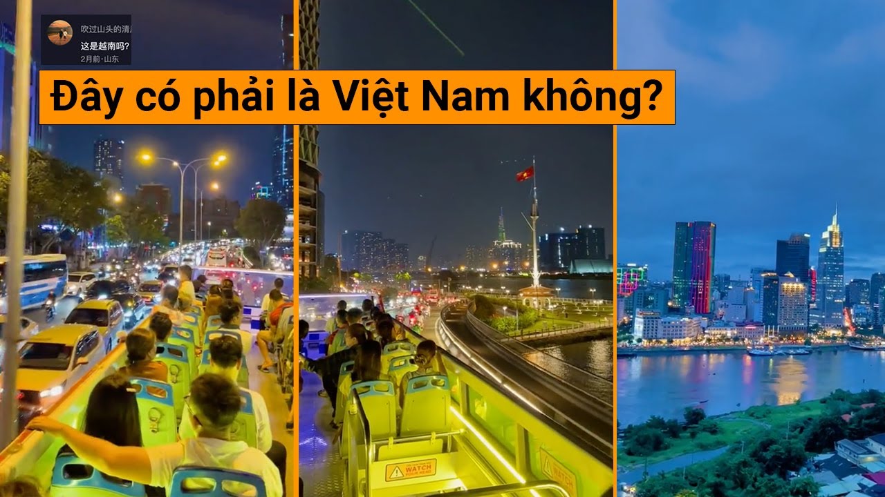 Đến Netizen Trung Quốc cũng phải sốc khi thấy cảnh đêm ở thành phố Hồ Chí Minh khi xem video này