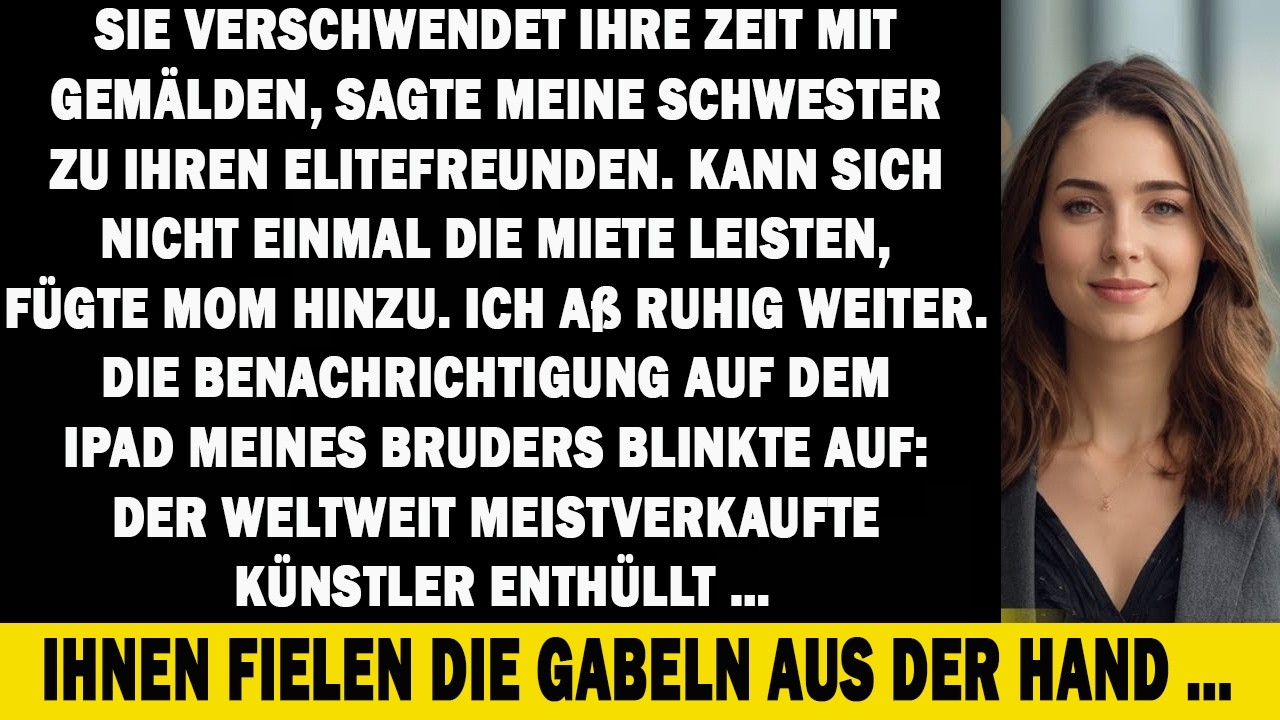 MAN NANNTE MICH EINEN VERSAGER... BIS MEINE GALERIE AUF DER FORBES-TITELSEITE ERSCHIEN!!!!!