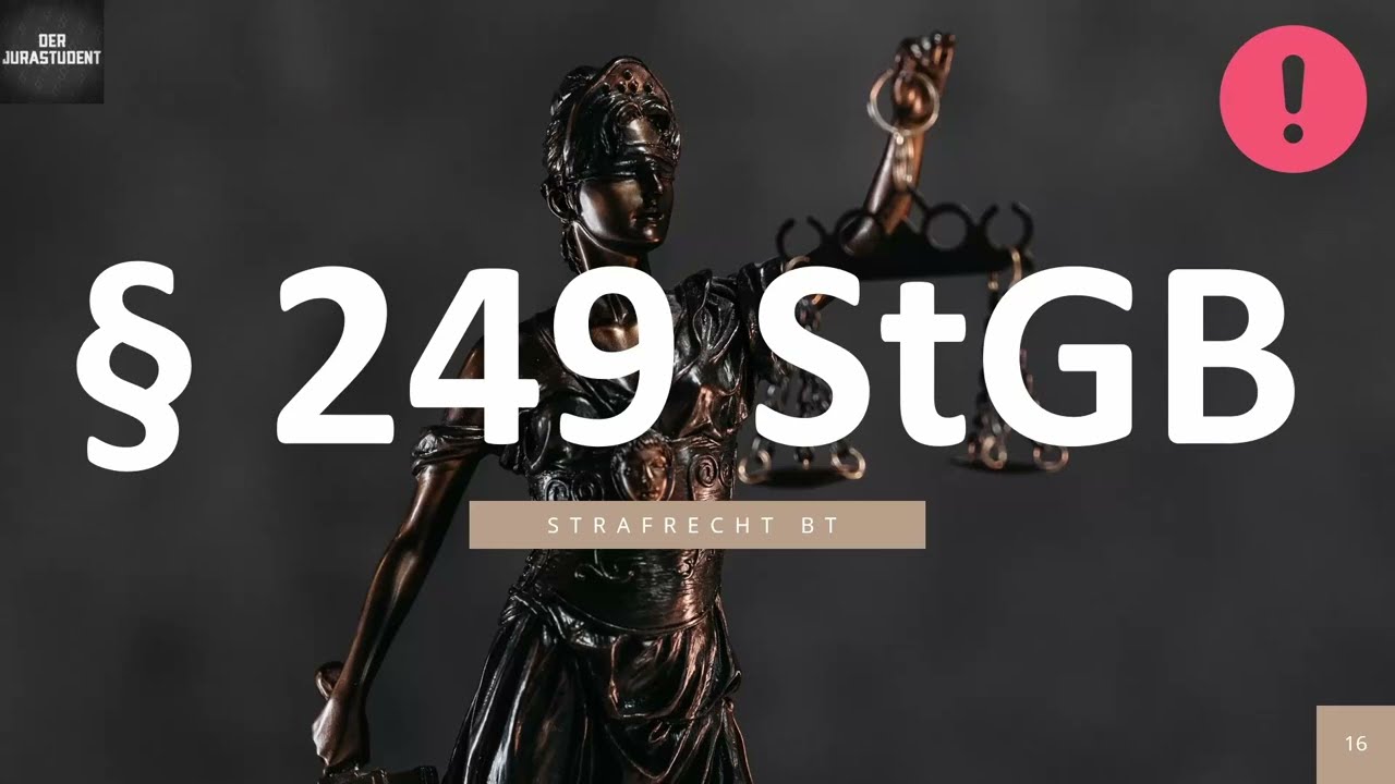 Raub § 249 I Strafrecht BT 20