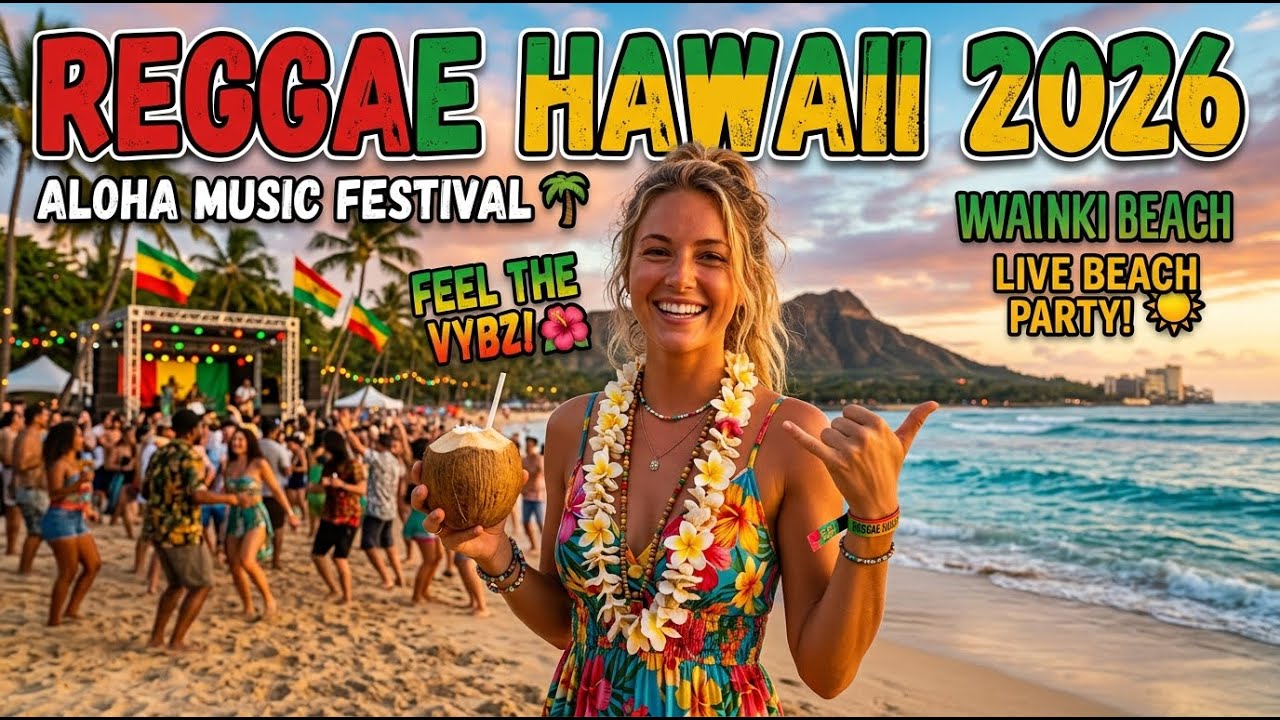Island Reggae Beach Live 2026 🌊 Tropical Waves & Good Vibes