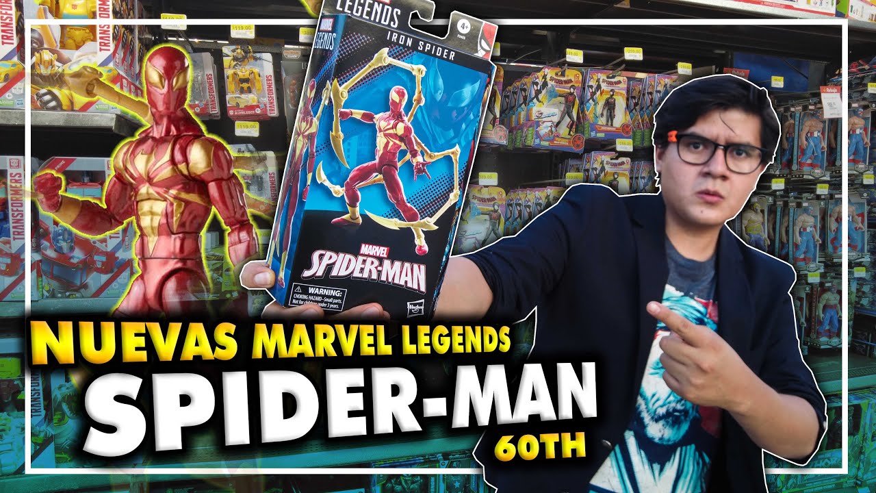 Llegaron los Nuevos Marvel Legends de SPIDER-MAN 60th 🕷🔥 | El Tio pixel