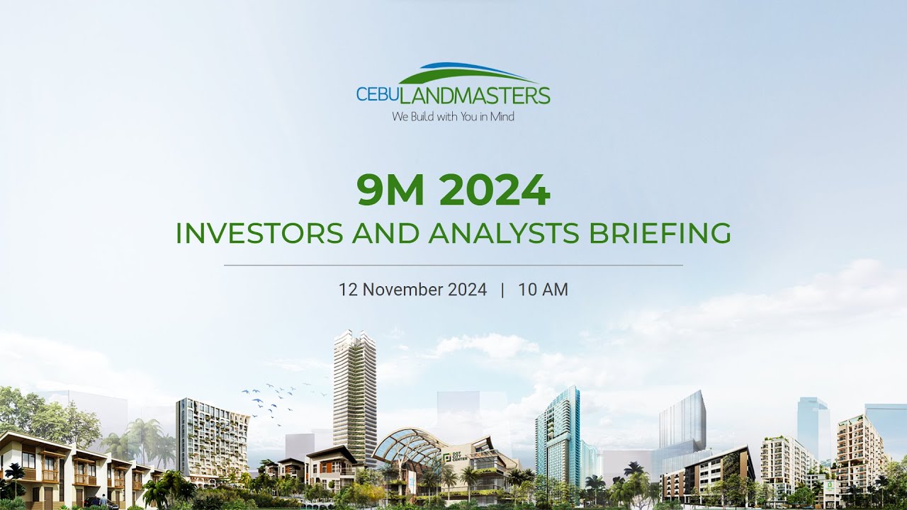 CLI 9M 2024 Investors and Analysts Briefing