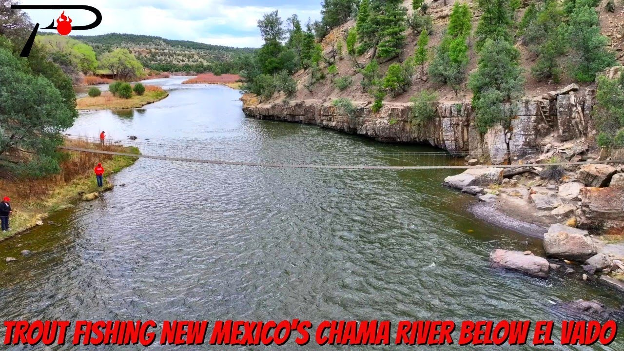 Trout Fishing New Mexico's Chama River Below El Vado