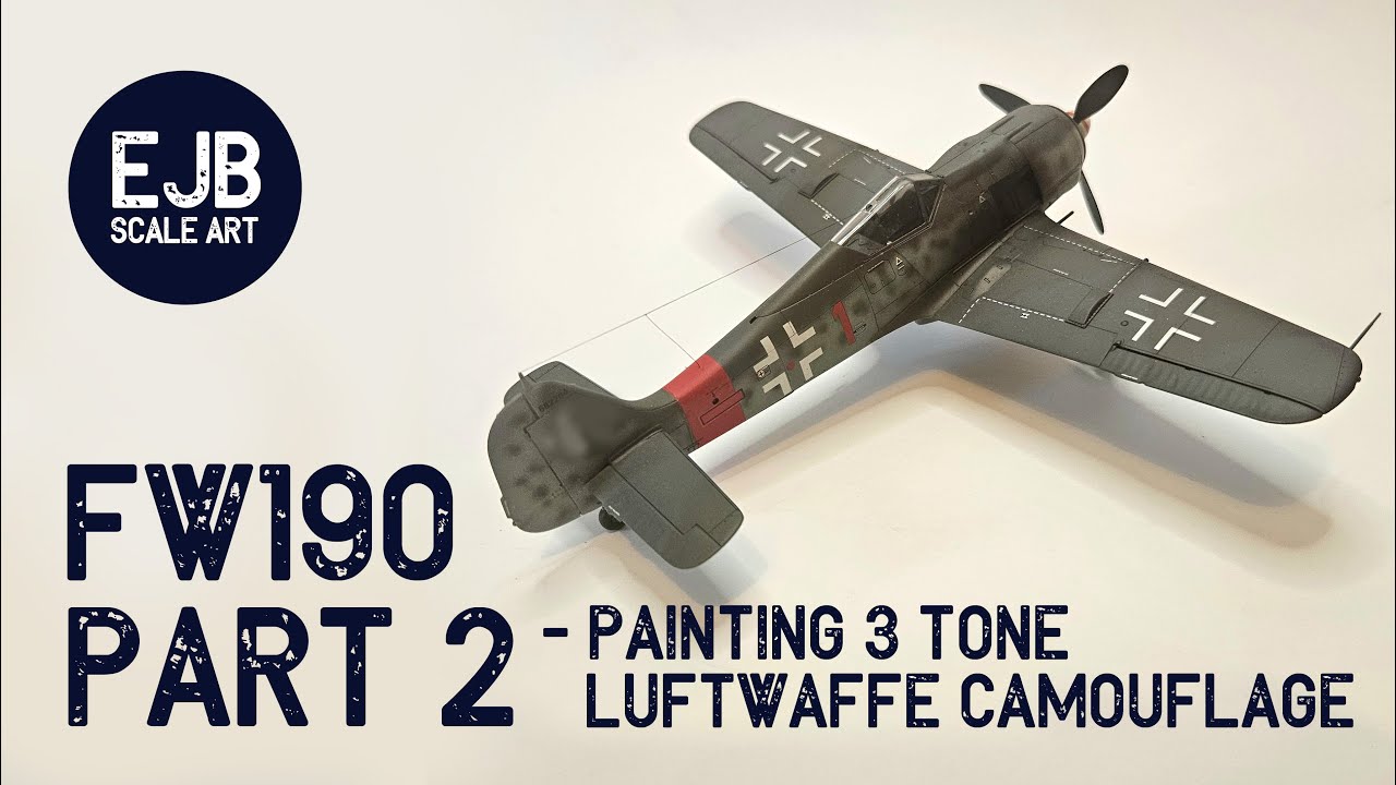 Схема окраски, призванная оживить модель Focke-Wulf FW190.