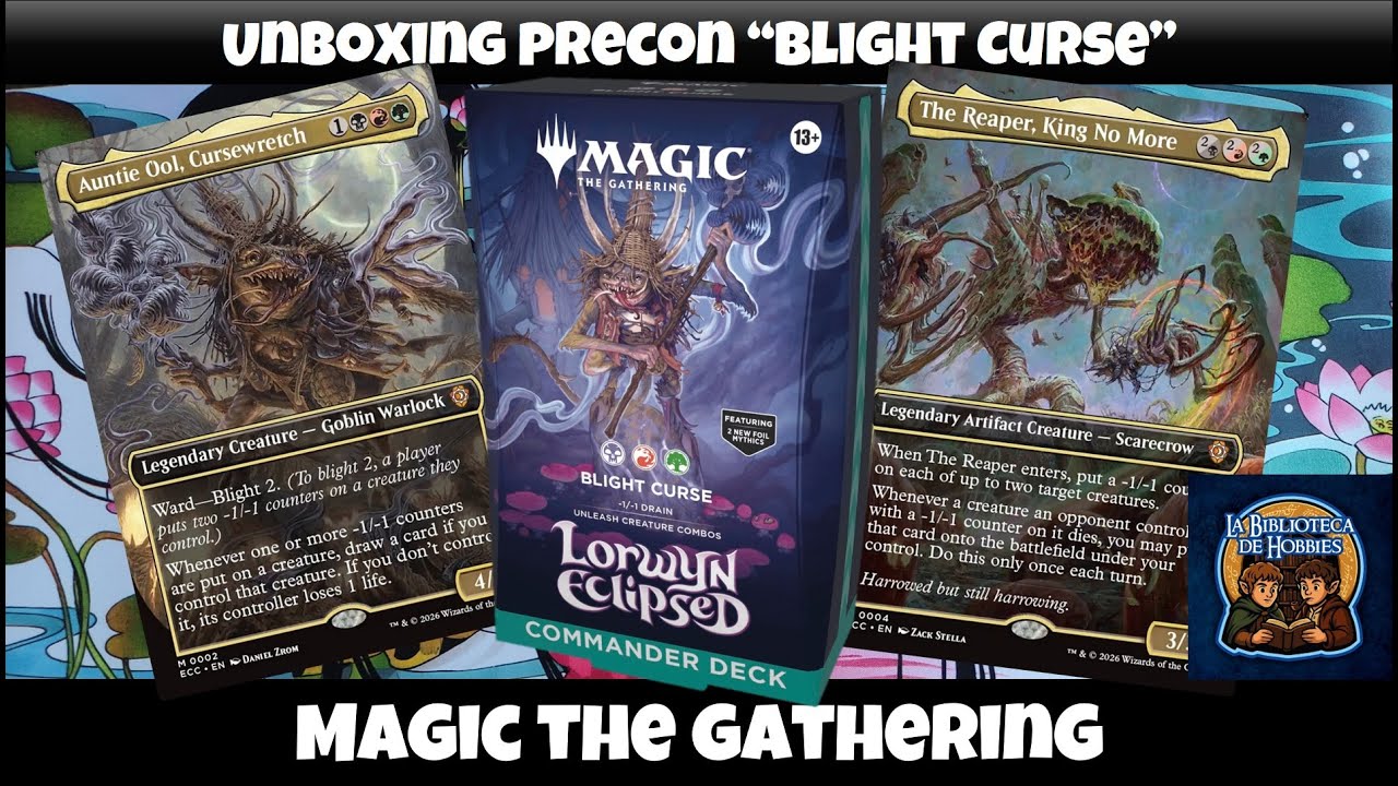 Unboxing MTG Blight Curse (Maldición Perjudicadora) 👌 Contadores -1/-1 ☠️