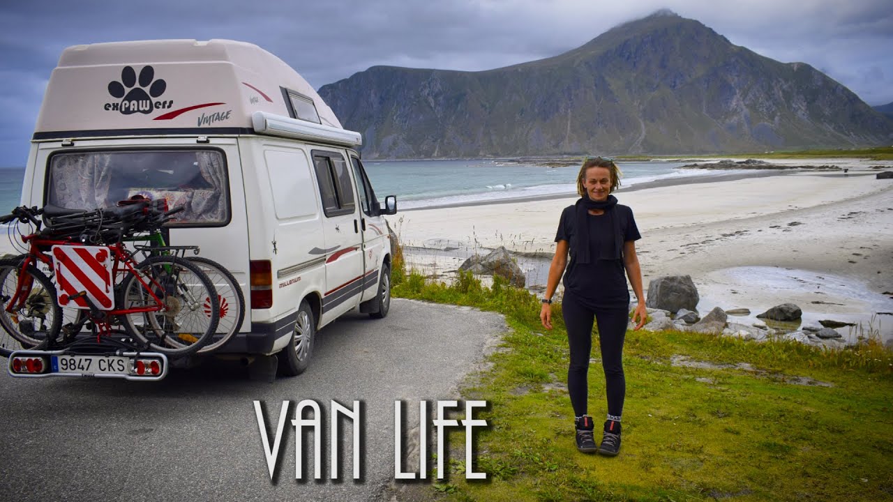 ЛОФОТЕНСКИЕ ОСТРОВА (пляж Квальвика и тропа Рютен) НОРВЕГИЯ - VAN LIFE