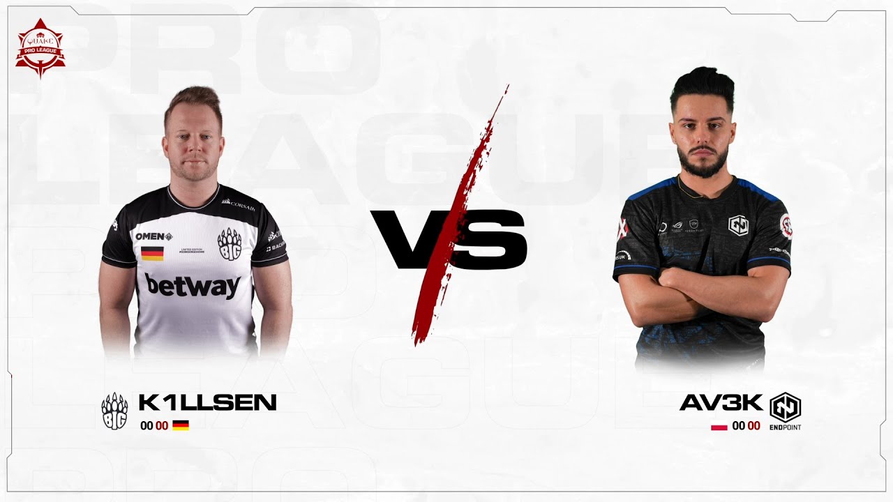 k1llsen vs Av3k - Quake Pro League - Week 1
