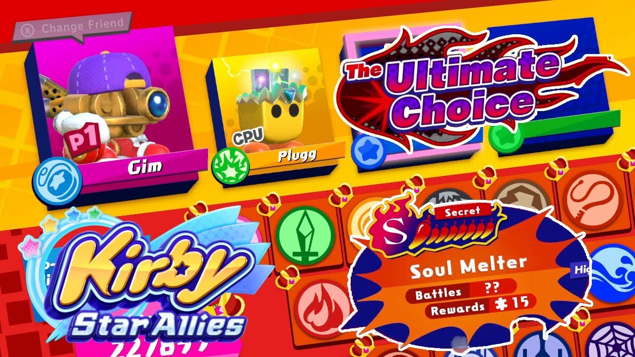 Kirby Star Allies: Ultimate Choice Soul Melter w/ Gim