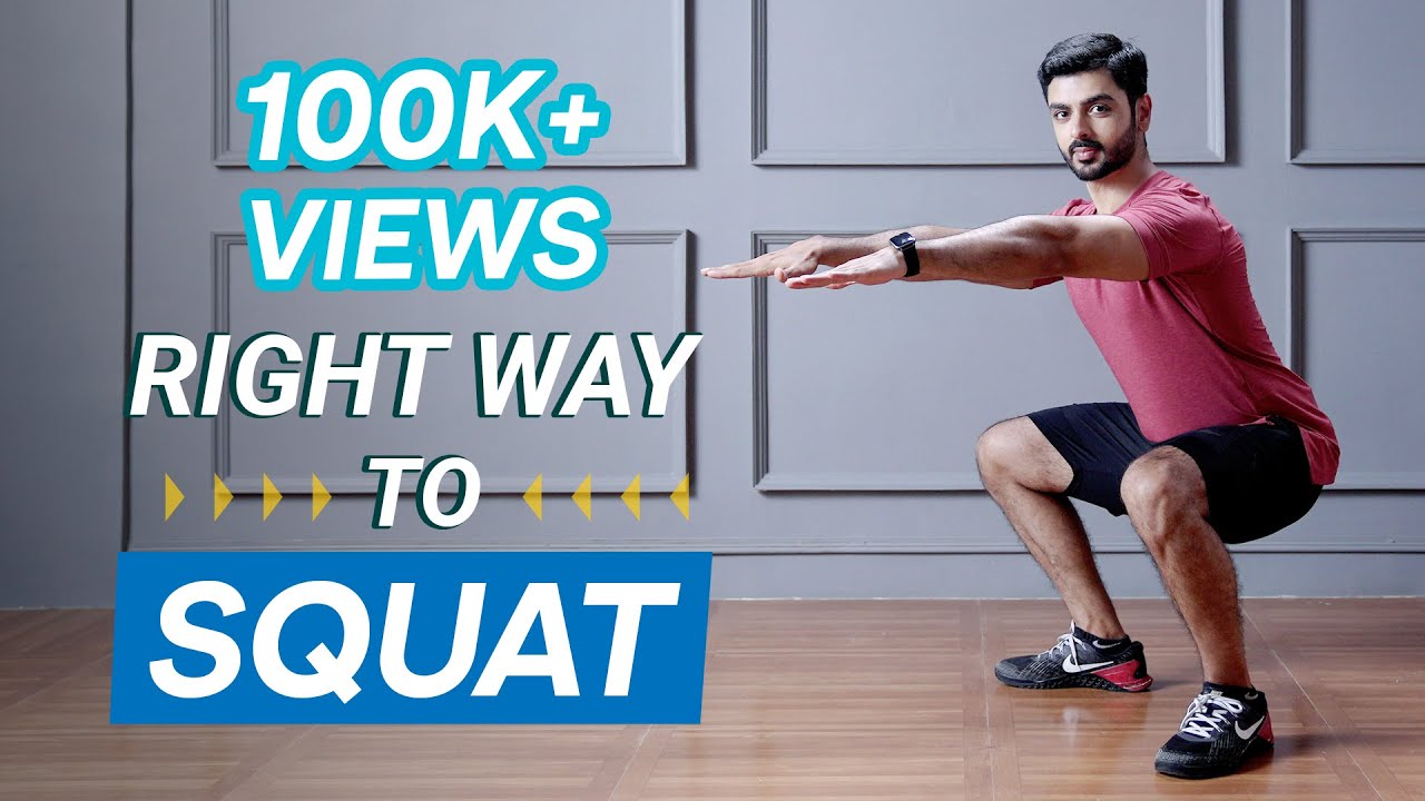 The Right Way To Squat | Squat Exercise | Fitness Video | How to Squat? I OZiva