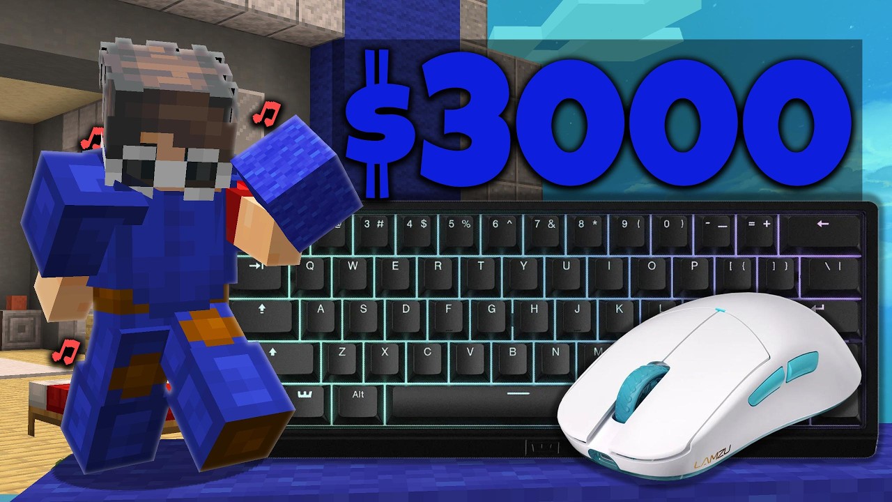 The Most Expensive Keyboard & Mouse ASMR..... | Solo Bedwars