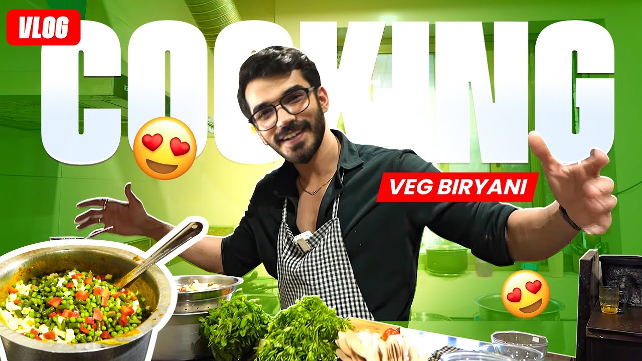 COOKING VEG BIRYANI FOR EVERYONE - VLOG 52