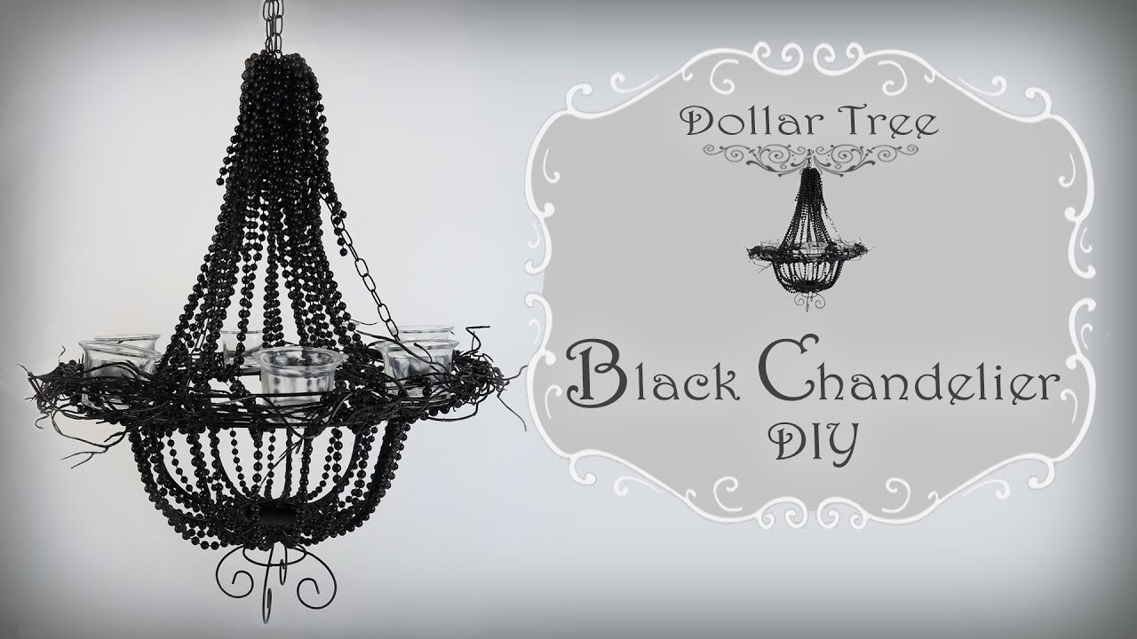 Chandelier DIY / Halloween Chandelier / Dollar Tree DIY