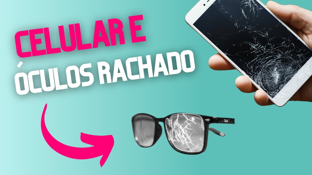 Celular e óculos rachado 🤷🏾‍♂️