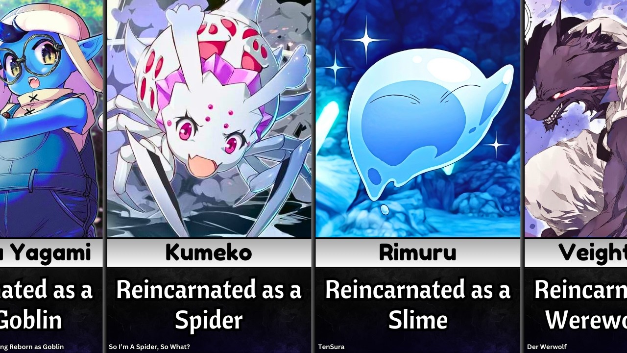 Anime & Manga Characters Reincarnated Into Different Species