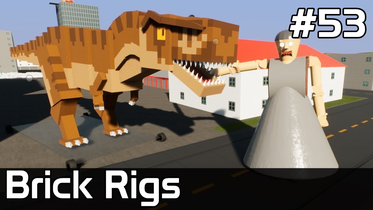 Brick Rigs PL [#53] JURASSIC PARK & BABCIA /z Plaga