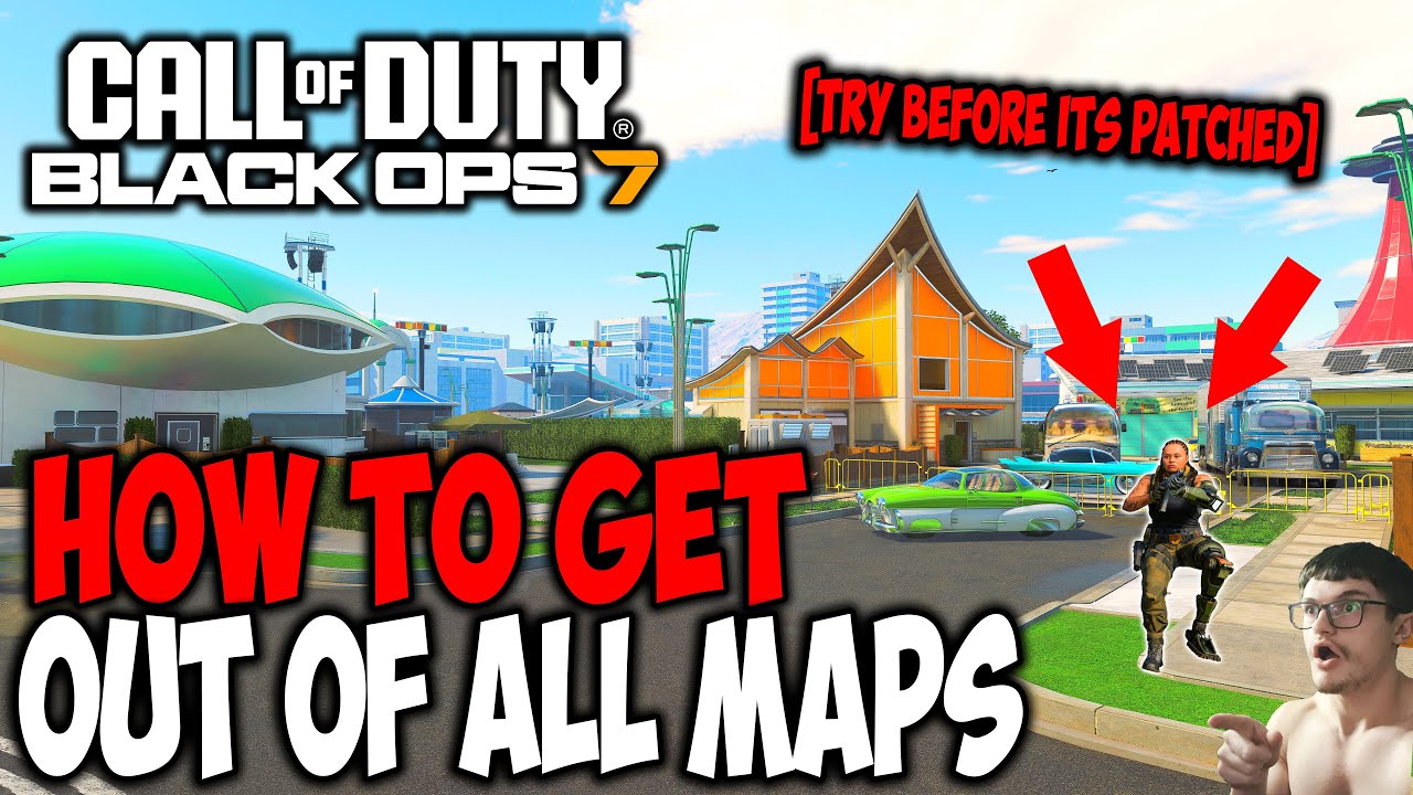 HOW TO GET OUT OF ALL MAPS ON CALL OF DUTY BLACK OPS 7