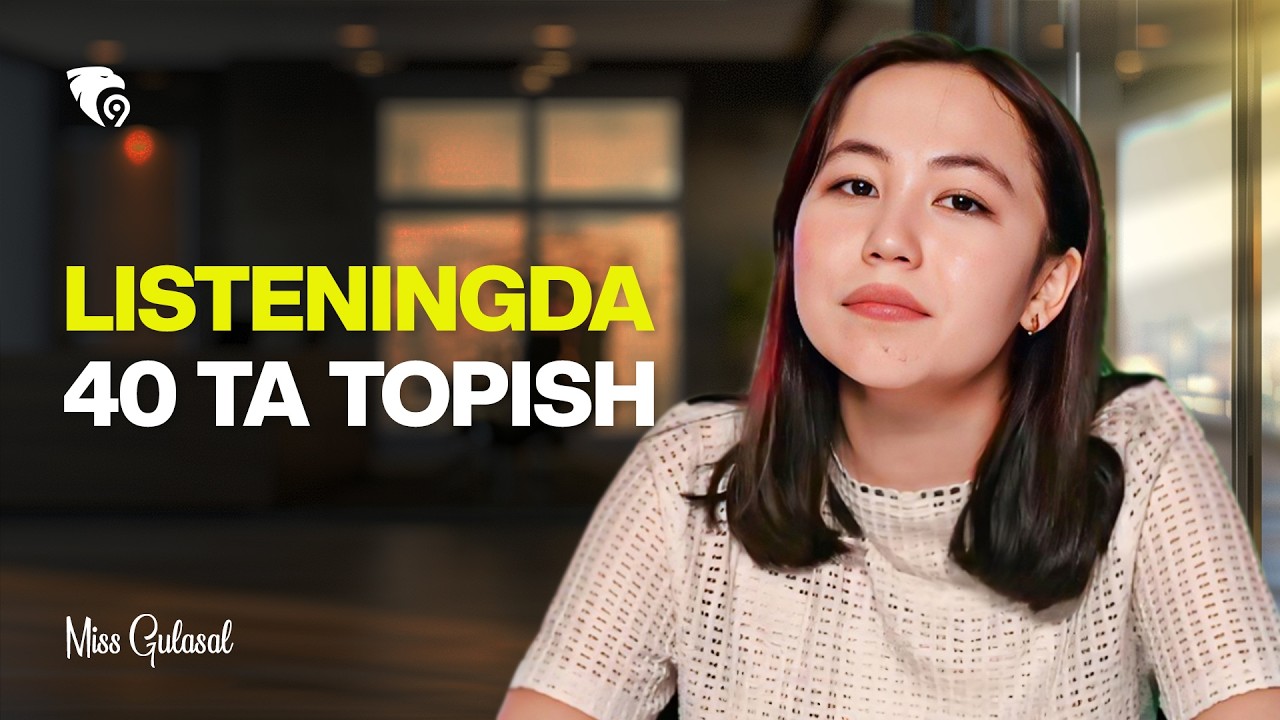 LISTENINGDAN 40/40 TA TOPISH UCHUN ...
