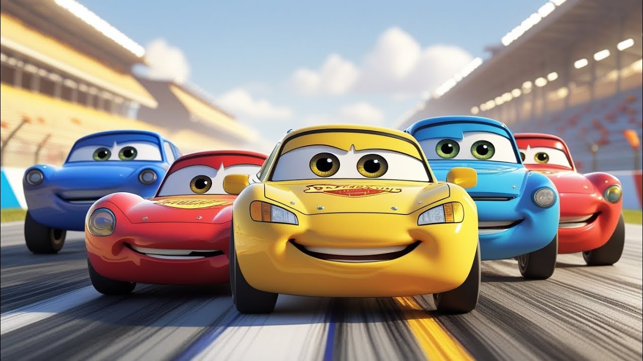 Racing Cars Song 🚗💨 | Fun & Exciting Kids Music with Vroom Sounds