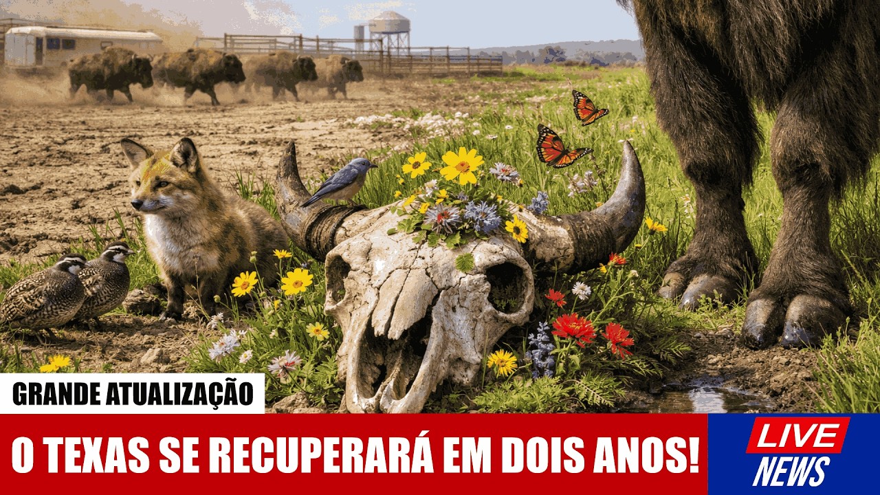 SOLTARAM 5.000 BISONTES No Deserto Do Texas E O Resultado Foi Inacreditável
