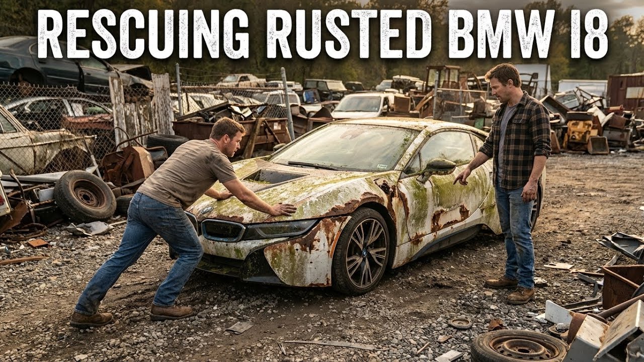Asmr Car Restoration! Full Restoration of a BMW i8 from Total Disrepair to Looking New