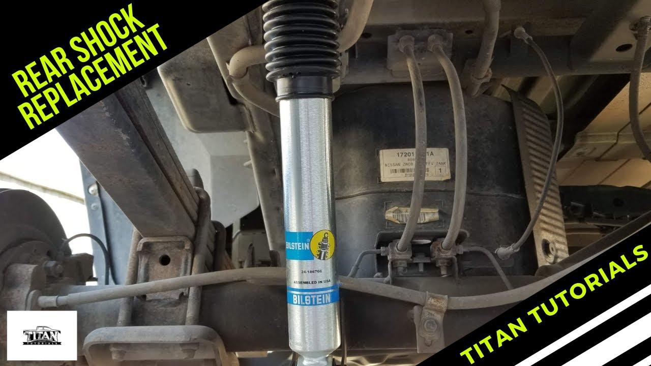 Замена задних амортизаторов Nissan Titan (Bilstein 5100) - 2004-2015 гг.