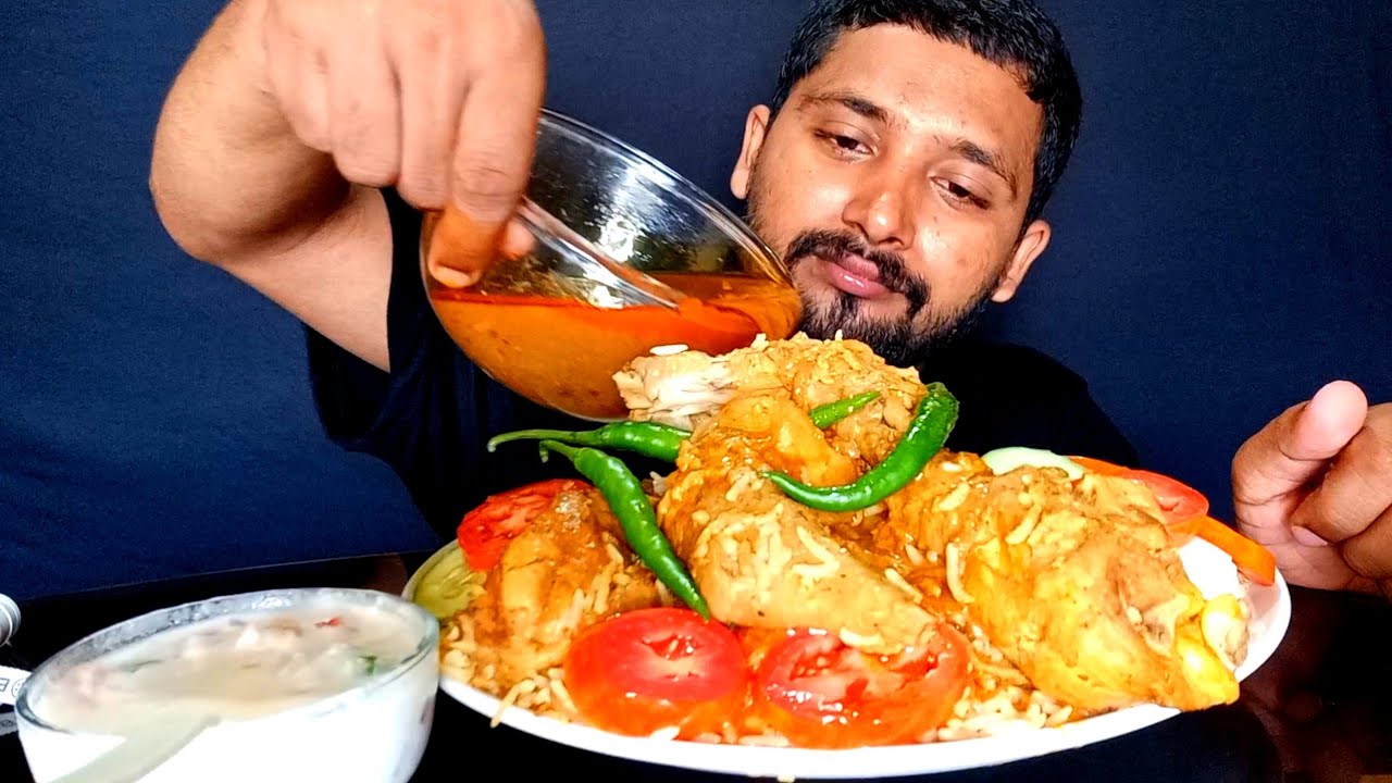 Chicken Biryani eating asmr ||Spicy food challenge ||Spicy Chicken Biryani asmr||