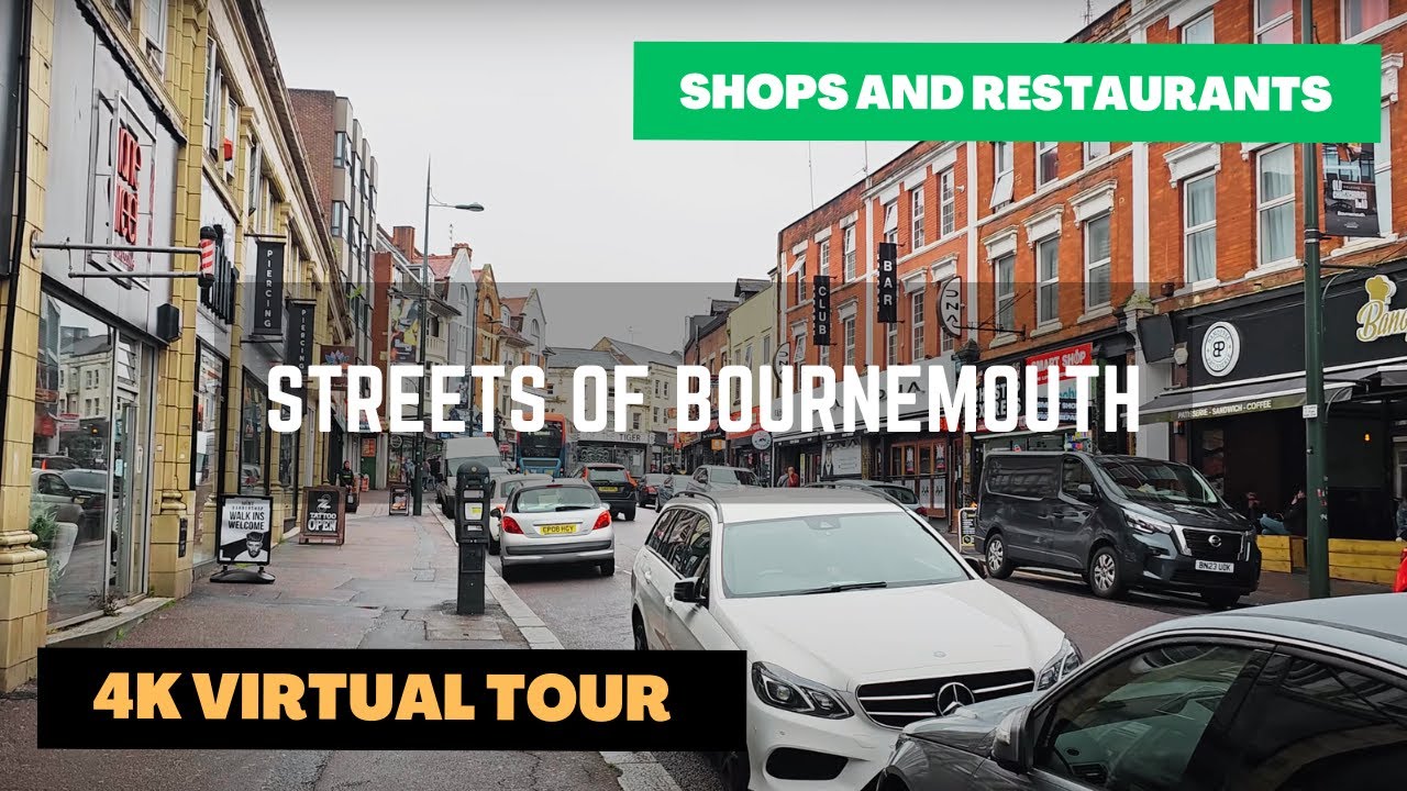 Exploring the streets of Bournemouth (Virtual Walk) #travel