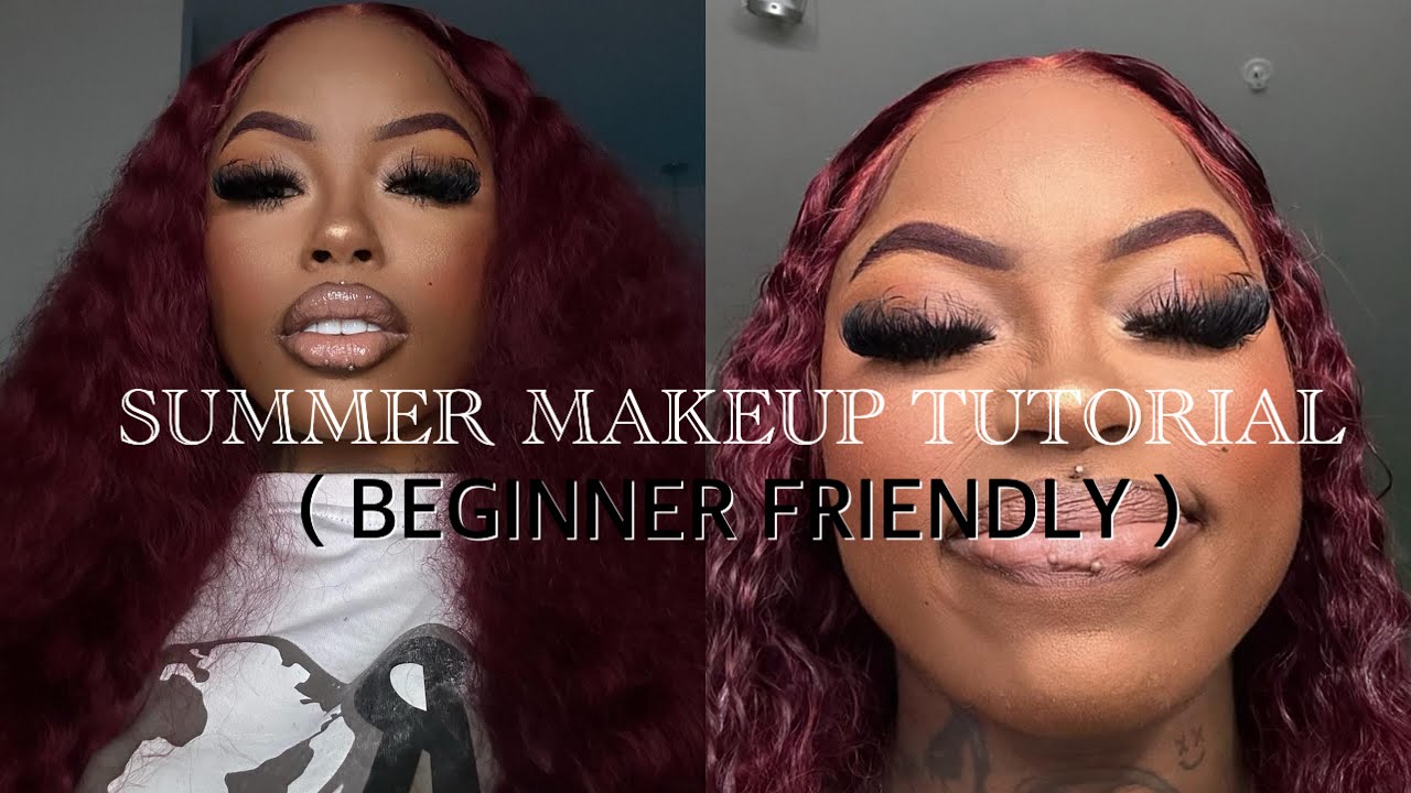 SUMMER DETAILED MAKEUP TUTORIAL🥵💋