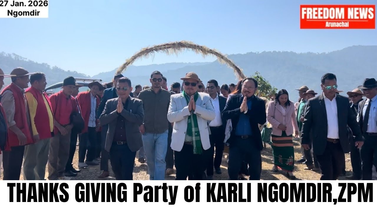 Minister KENTO JINI attended THANKS GIVING Party of KARLI NGOMDIR | Unopposed ZPM 