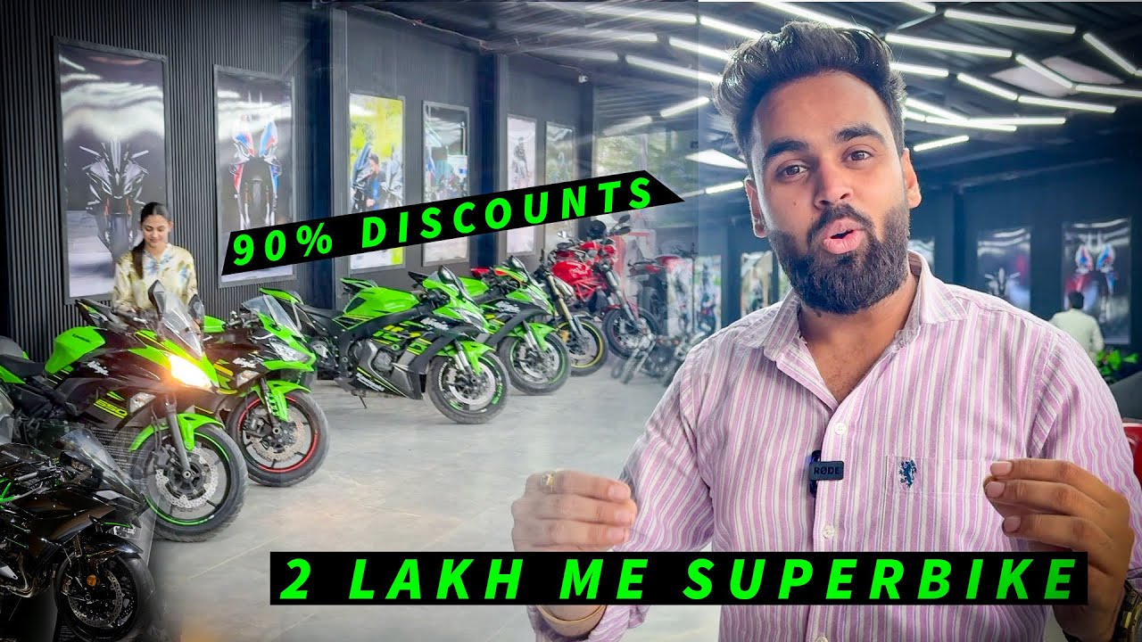 Sabse Sasti Pre owned😳SuperBikes!! Biggest Showroom In india😍✅