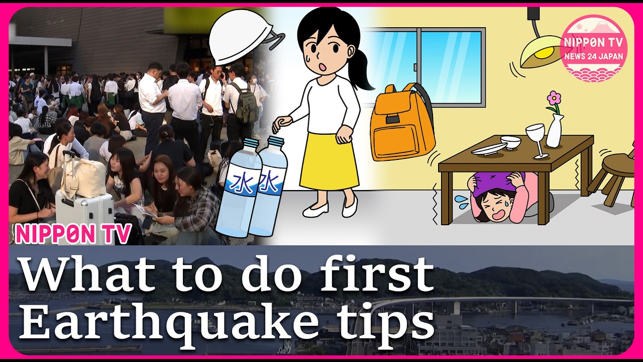 Tips for an earthquake: Essential safety tips in Japan