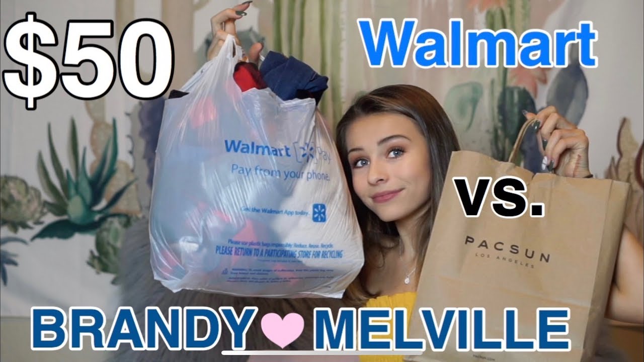$50 CHALLENGE: Brandy Melville vs. Walmart
