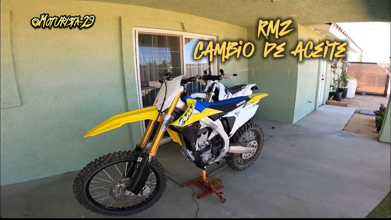 Suzuki RMZ 450 Cambio de aceite