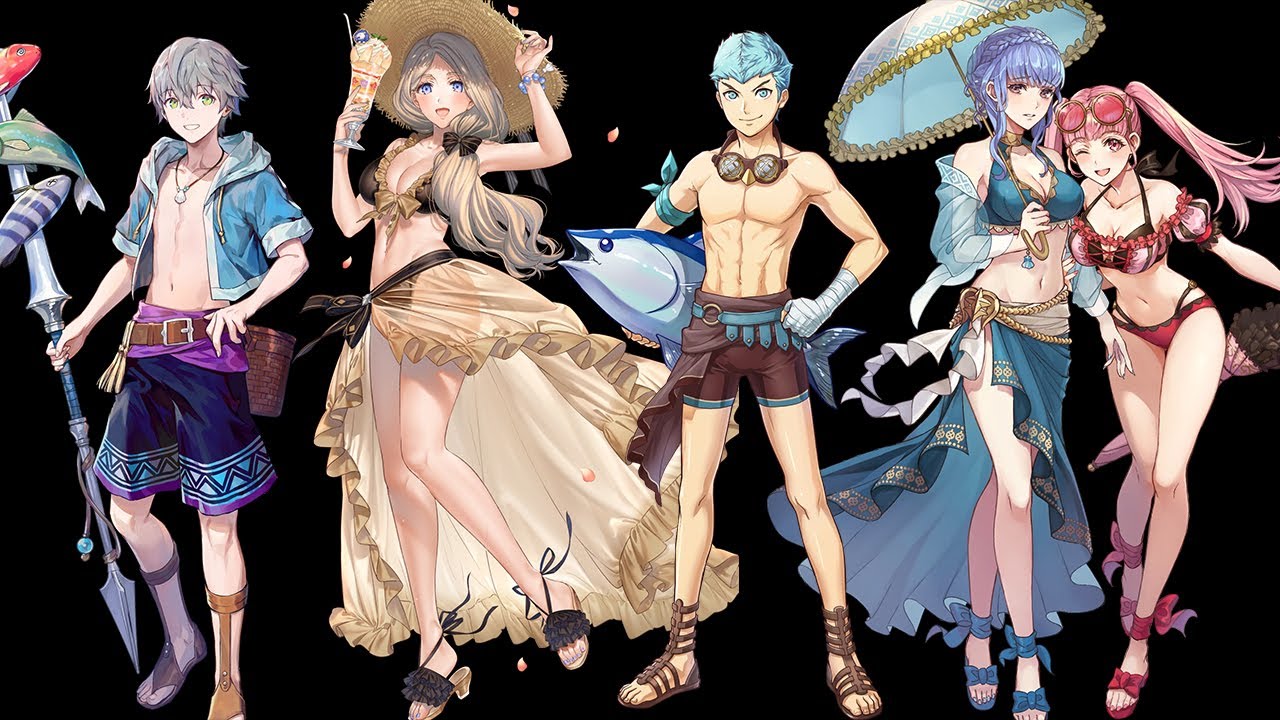Fire Emblem Heroes: Voice Clips - Summer Vibrance (Ashe, Mercedes, Caspar, Hilda & Marianne Duo)