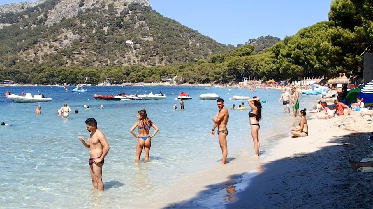 Formentor Beach Mallorca Spain August 2019